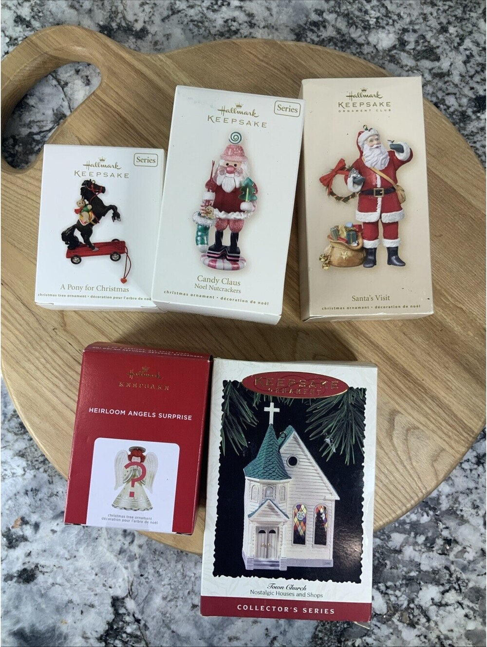 Hallmark Keepsake Christmas Variety Bundle 5 PC GREAT VALUE